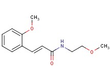 N-(2-methoxyethyl)-3-(2-methoxyphenyl)acrylamide