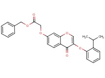 benzyl {[3-(2-isopropylphenoxy)-4-oxo-4H-chromen-7-yl]oxy}acetate