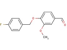 4-[(4-fluorobenzyl)oxy]-3-methoxybenzaldehyde