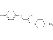 1-(4-bromophenoxy)-3-(4-methyl-1-piperazinyl)-2-propanol dihydrochloride
