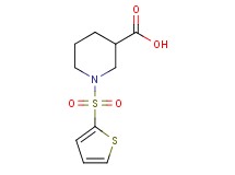 1-(2-thienylsulfonyl)-3-piperidinecarboxylic acid