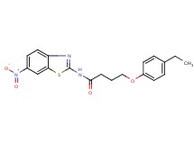 4-(4-ethylphenoxy)-N-(6-nitro-1,3-benzothiazol-2-yl)butanamide