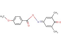 2,6-dimethylbenzo-1,4-quinone 4-[O-(4-methoxybenzoyl)oxime]