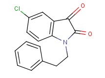 5-chloro-1-(2-phenylethyl)-1H-indole-2,3-dione