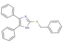 2-(benzylthio)-4,5-diphenyl-1H-imidazole
