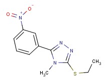 3-(ethylthio)-4-methyl-5-(3-nitrophenyl)-4H-1,2,4-triazole