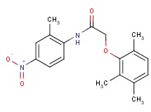 N-(2-methyl-4-nitrophenyl)-2-(2,3,6-trimethylphenoxy)acetamide
