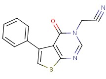 (4-oxo-5-phenylthieno[2,3-d]pyrimidin-3(4H)-yl)acetonitrile