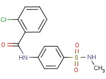 2-chloro-N-{4-[(methylamino)sulfonyl]phenyl}benzamide