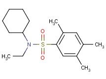 N-cyclohexyl-N-ethyl-2,4,5-trimethylbenzenesulfonamide