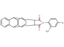 17-(4-bromo-2-methylphenyl)-17-azapentacyclo[6.6.5.0~2,7~.0~9,14~.0~15,19~]nonadeca-2,4,6,9,11,13-hexaene-16,18-dione