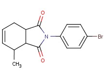 2-(4-bromophenyl)-4-methyl-3a,4,7,7a-tetrahydro-1H-isoindole-1,3(2H)-dione