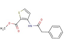 methyl 3-[(phenylacetyl)amino]-2-thiophenecarboxylate