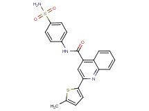 N-[4-(aminosulfonyl)phenyl]-2-(5-methyl-2-thienyl)-4-quinolinecarboxamide