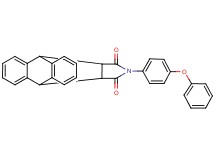 17-(4-phenoxyphenyl)-17-azapentacyclo[6.6.5.0~2,7~.0~9,14~.0~15,19~]nonadeca-2,4,6,9,11,13-hexaene-16,18-dione