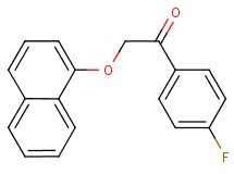1-(4-fluorophenyl)-2-(1-naphthyloxy)ethanone