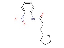 3-cyclopentyl-N-(2-nitrophenyl)propanamide
