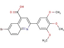 6-bromo-2-(3,4,5-trimethoxyphenyl)-4-quinolinecarboxylic acid