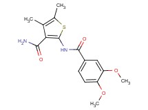 2-[(3,4-dimethoxybenzoyl)amino]-4,5-dimethyl-3-thiophenecarboxamide