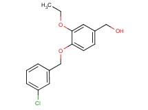 {4-[(3-chlorobenzyl)oxy]-3-ethoxyphenyl}methanol