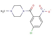 1-(5-chloro-2-nitrobenzoyl)-4-methylpiperazine