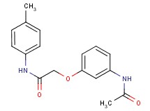 2-[3-(acetylamino)phenoxy]-N-(4-methylphenyl)acetamide