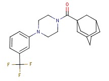 1-(1-adamantylcarbonyl)-4-[3-(trifluoromethyl)phenyl]piperazine