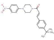 1-[3-(4-tert-butylphenyl)acryloyl]-4-(4-nitrophenyl)piperazine