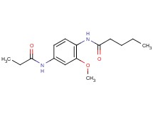 N-[2-methoxy-4-(propionylamino)phenyl]pentanamide