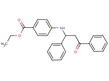 ethyl 4-[(3-oxo-1,3-diphenylpropyl)amino]benzoate hydrochloride