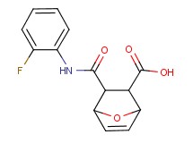3-{[(2-fluorophenyl)amino]carbonyl}-7-oxabicyclo[2.2.1]hept-5-ene-2-carboxylic acid