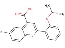 6-bromo-2-(2-isopropoxyphenyl)-4-quinolinecarboxylic acid