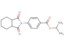 isopropyl 4-(1,3-dioxooctahydro-2H-isoindol-2-yl)benzoate
