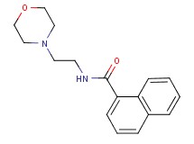 N-[2-(4-morpholinyl)ethyl]-1-naphthamide