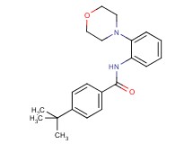 4-tert-butyl-N-[2-(4-morpholinyl)phenyl]benzamide