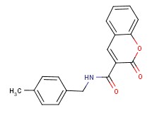 N-(4-methylbenzyl)-2-oxo-2H-chromene-3-carboxamide