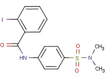 N-{4-[(dimethylamino)sulfonyl]phenyl}-2-iodobenzamide