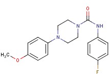 N-(4-fluorophenyl)-4-(4-methoxyphenyl)-1-piperazinecarboxamide