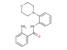 2-methyl-N-[2-(4-morpholinyl)phenyl]benzamide