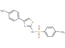 4-methyl-N-[4-(4-methylphenyl)-1,3-thiazol-2-yl]benzenesulfonamide