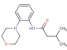 3-methyl-N-[2-(4-morpholinyl)phenyl]butanamide