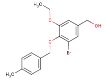{3-bromo-5-ethoxy-4-[(4-methylbenzyl)oxy]phenyl}methanol