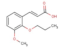 3-(3-methoxy-2-propoxyphenyl)acrylic acid