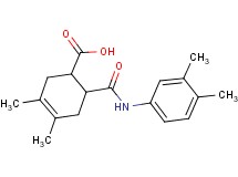 6-{[(3,4-dimethylphenyl)amino]carbonyl}-3,4-dimethyl-3-cyclohexene-1-carboxylic acid