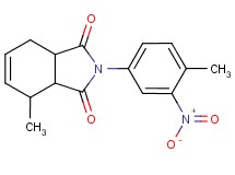 4-methyl-2-(4-methyl-3-nitrophenyl)-3a,4,7,7a-tetrahydro-1H-isoindole-1,3(2H)-dione