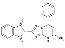 2-(5-methyl-7-phenyl-4,7-dihydro[1,2,4]triazolo[1,5-a]pyrimidin-2-yl)-1H-isoindole-1,3(2H)-dione