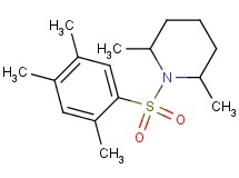 2,6-dimethyl-1-[(2,4,5-trimethylphenyl)sulfonyl]piperidine