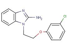 1-[2-(3-chlorophenoxy)ethyl]-1H-benzimidazol-2-amine