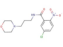 5-chloro-N-[3-(4-morpholinyl)propyl]-2-nitrobenzamide