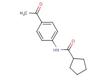 N-(4-acetylphenyl)cyclopentanecarboxamide